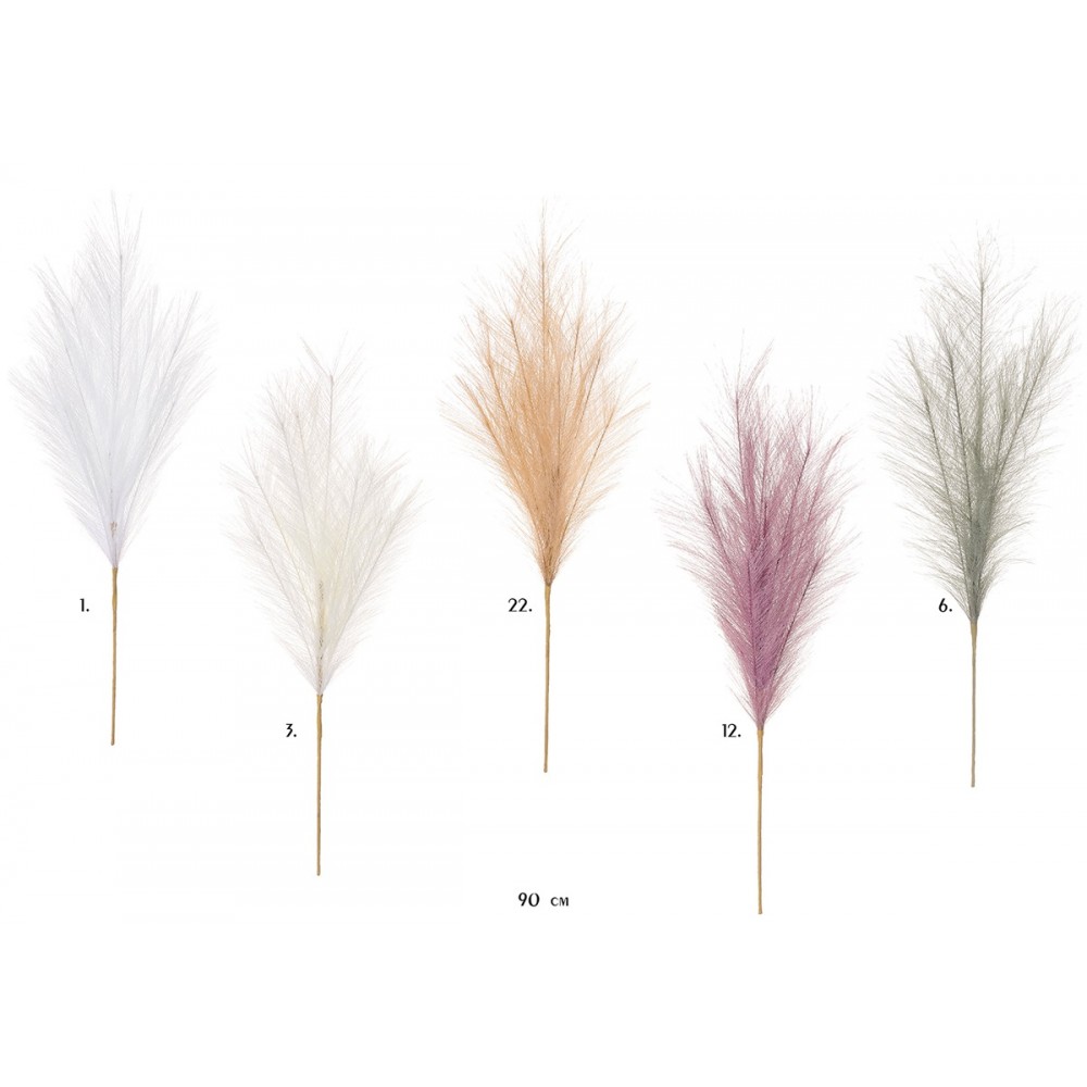 0324.24412 ΤΕΧΝΗΤΟ PAMPAS GRASS 90 CM, ΜΕ 12 ΚΛΑΔΙΑ 